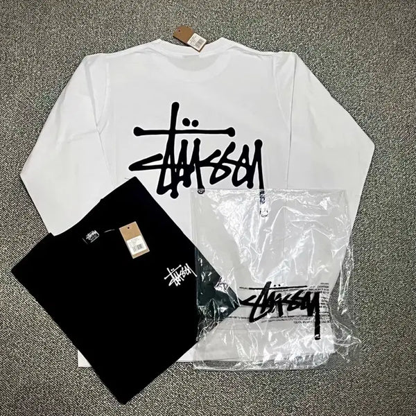 [BUNJANG] Stussy Long Sleeve T-Shirt Unisex / 정품)새상품 스튜시 롱슬리브 긴팔 남녀공용