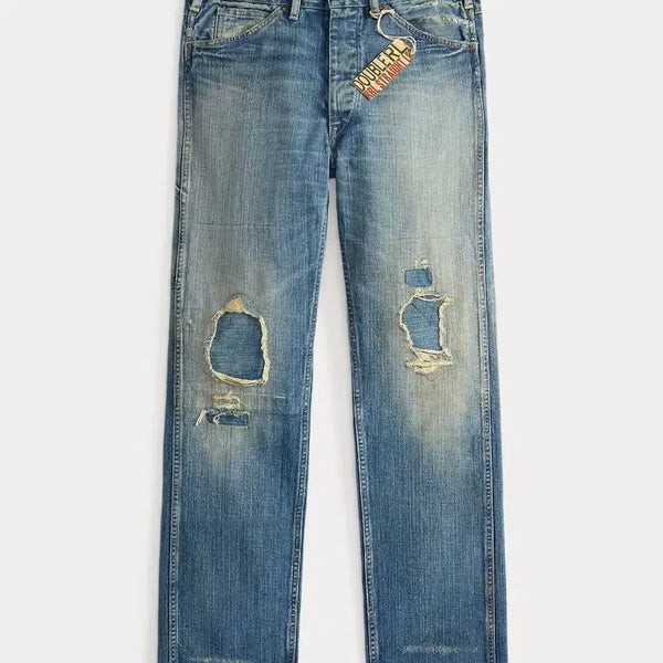 [BUNJANG] RRL Eastboro Straight Fit Distressed Jeans 36x32 / rrl 스트레이트핏 이스트버러 디스트레스트 진 36X32