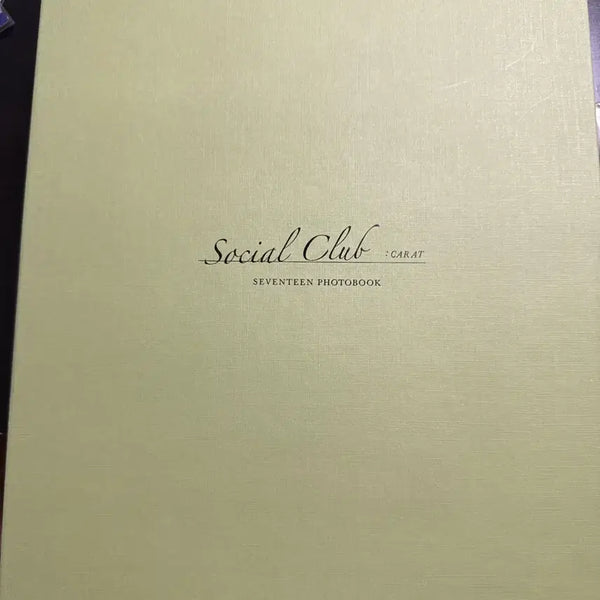 [BUNJANG] SEVENTEEN Social Club Photobook / 세븐틴 포토북 Social Club