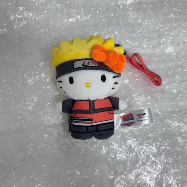 [BUNJANG] Naruto x Sanrio Mini Plush Keychain Doll / 나루토 산리오 미니소 키링 인형 누이