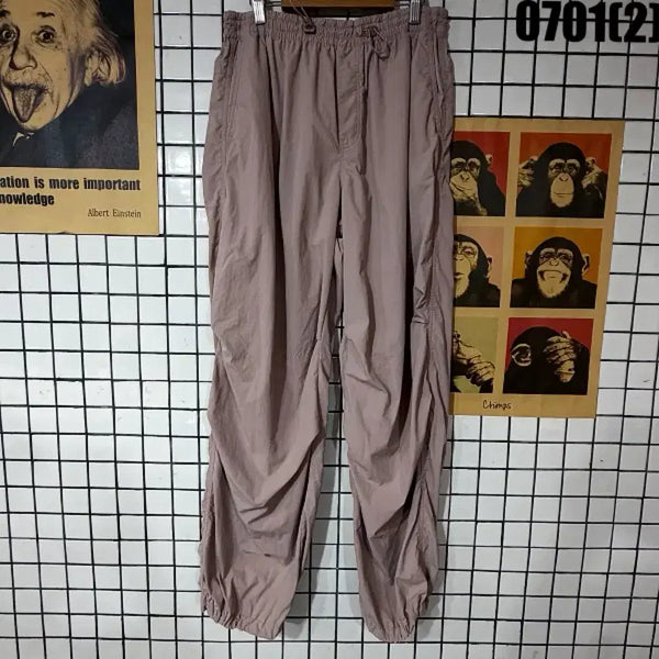 [BUNJANG] Uniqlo Nylon Cargo Jogger Pants Pink Beige XL / 유니클로 나일론 카고 조거 팬츠 핑크 베이지 XL 0701
