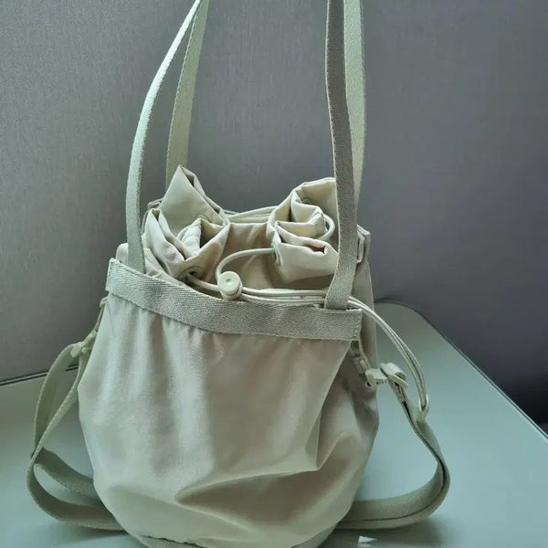 [BUNJANG] Uniqlo U Bucket Shoulder Bag Beige / 유니클로u버킷숄더백