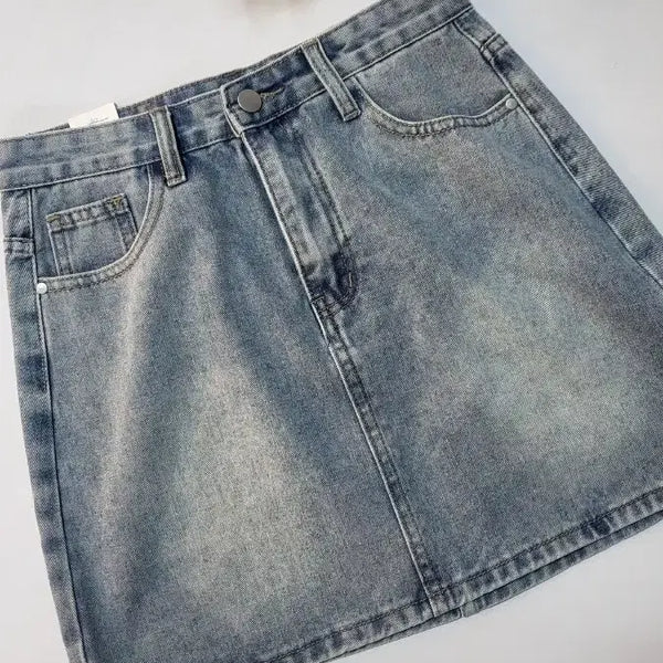[BUNJANG] Denim Skirt / 데님 스커트 청치마 새상품