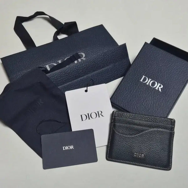 [BUNJANG] Dior Card Holder Black Full Box / 디올 카드 지갑 풀박스