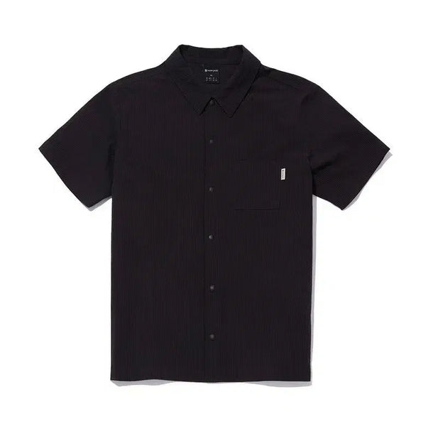 [BUNJANG] Snow Peak Seersucker Short Sleeve Shirt / 새상품 L 스노우피크 시어서커 반팔 셔츠