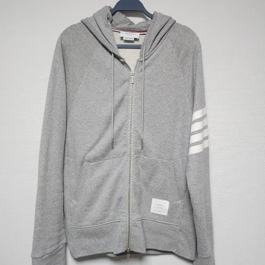 [BUNJANG] Thom Browne Hoodie Zip-Up Grey Size 6 / (6)톰브라운 후드 집업 그레이