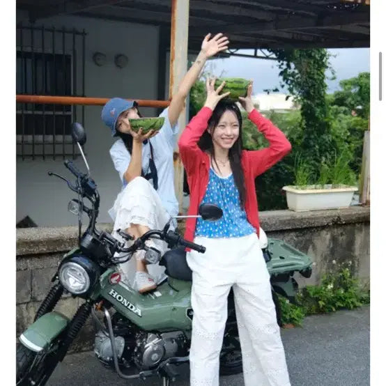 [BUNJANG] KimAhop See-through Snap Cardigan Red / 김아홉 시스루 스냅 가디건 레드
