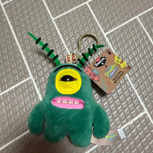[BUNJANG] SpongeBob Plankton Plush Keychain / 스폰지밥 퍼글러 플랑크톤 인형 키링