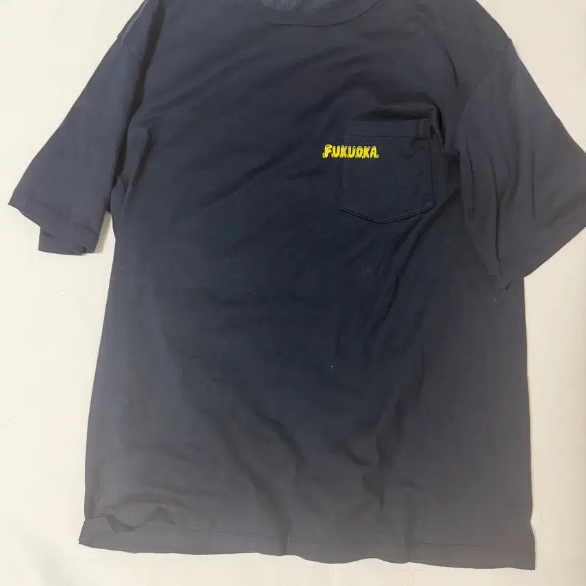 [BUNJANG] nanamica Fukuoka Limited Edition Pocket T-Shirt / 나나미카 후쿠오카 한정판 티셔츠