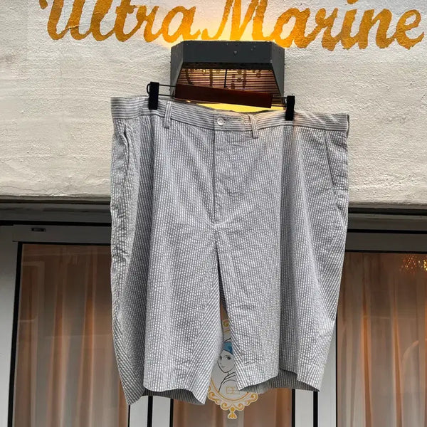 [BUNJANG] Polo Ralph Lauren Seersucker Stripe Wide Leg Pants Size 42 / 폴로 랄프로렌 시어서커 스트라이프 팬츠 (42)