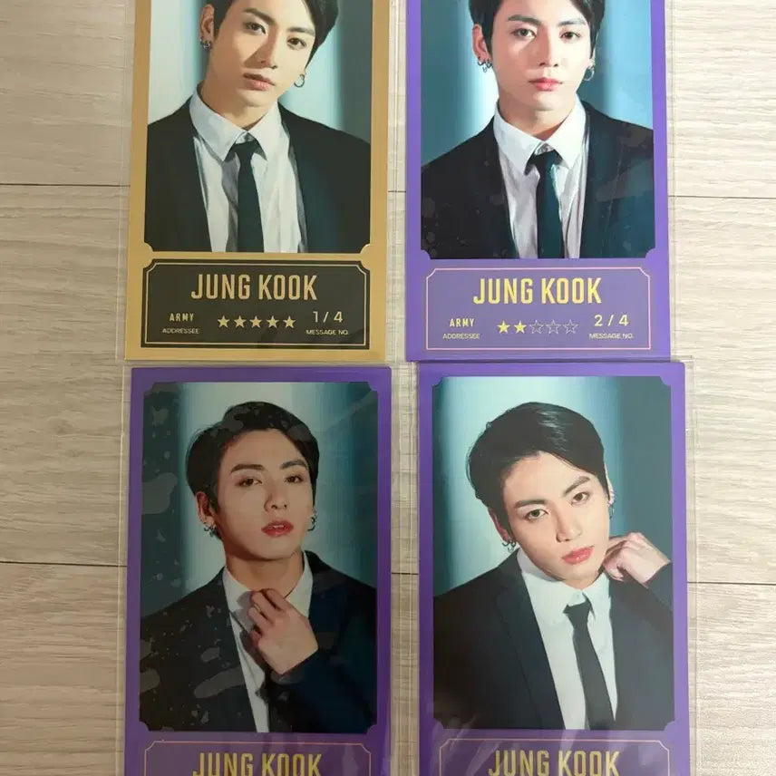 [BUNJANG] BTS Bangbangcon Jungkook Message Photocard Full Set / 방탄 방방콘 미니포카 메시지 포카 정국 드볼 풀세트
