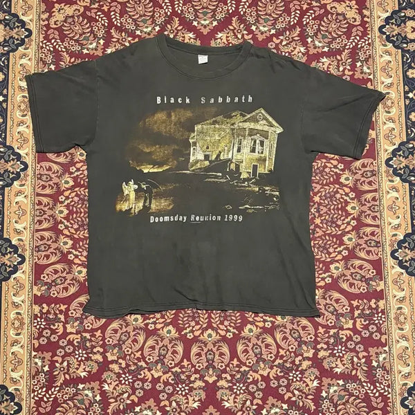 [BUNJANG] Black Sabbath Doomsday Reunion Band T-Shirt XL / [XL] 90s 블랙사바스 Doomsday Reunion 밴드 티셔츠
