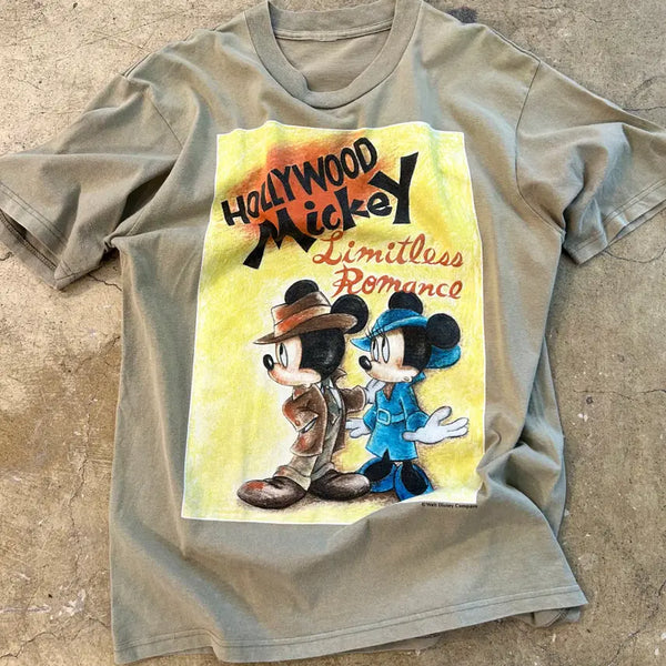 [BUNJANG] American Vintage 90s Sun Faded Mickey T-Shirt / American Vintage  90s 썬페이딩 미키 티셔츠