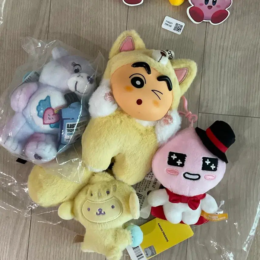 [BUNJANG] Apeach, Jjanggu, Pompompurin Set / 어피치 짱구 폼폼푸린 세트