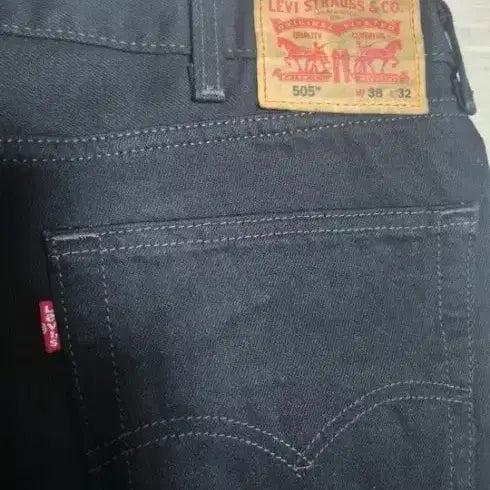 [BUNJANG] Levi's 505 Black Denim Jeans Size 38 / 리바이스 505 블랙 사이즈 38