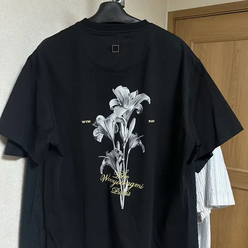 [BUNJANG] Wooyoungmi Flower Pattern Short Sleeve T-Shirt / 우영미 플라워 반팔티 46