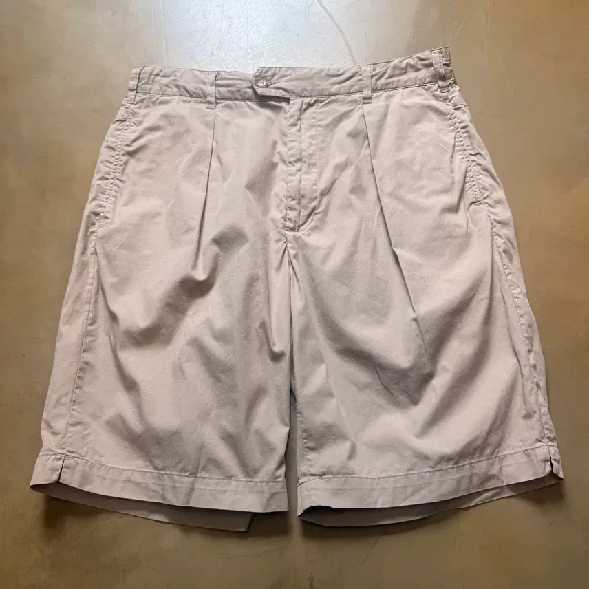 [BUNJANG] Engineered Garments Light Cotton One-Tuck String Shorts Pants / 엔지니어드 가먼츠 라이트 코튼 원턱 스트링 쇼츠 팬츠
