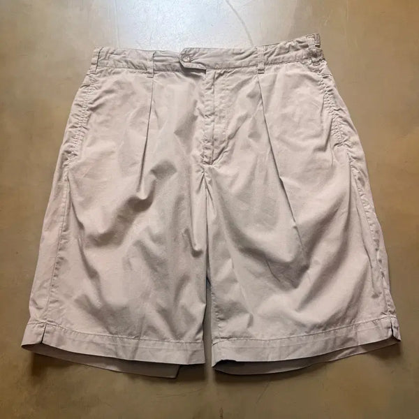 [BUNJANG] Engineered Garments Light Cotton One-Tuck String Shorts Pants / 엔지니어드 가먼츠 라이트 코튼 원턱 스트링 쇼츠 팬츠