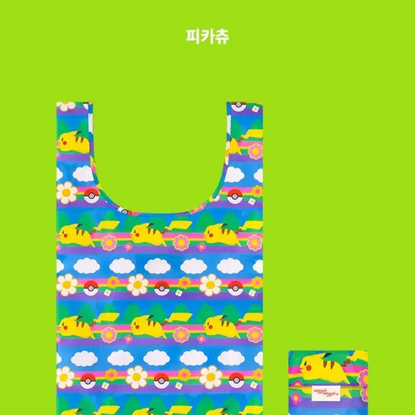 [BUNJANG] Wiggle Wiggle Pokémon Special Design Picnic Bag Pikachu / Wiggle Wiggle 위글위글 포켓몬 스페셜 디자인 피크닉 백 피카츄