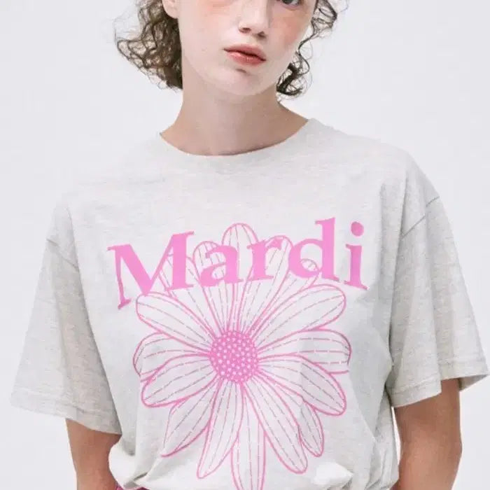 [BUNJANG] Mardi Mercredi Daisy Short Sleeve T-Shirt / 마르디메크르디 데이지 반팔티
