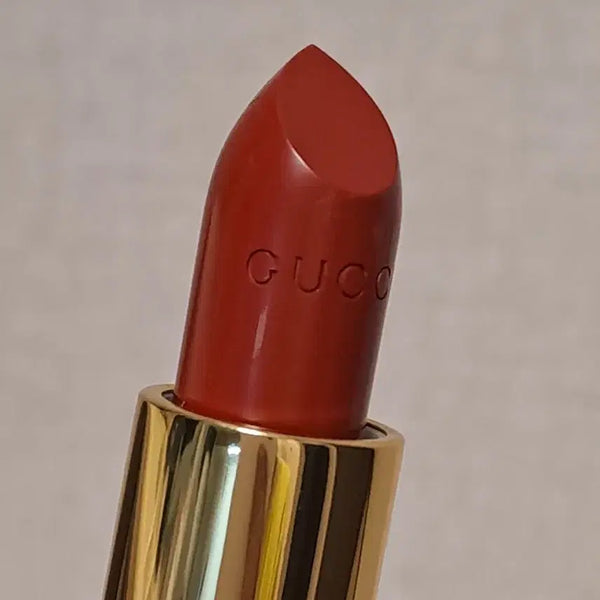 [BUNJANG] Gucci Rouge à Lèvres Voile Lipstick 520 Marina Scarlet Orange-Red / 구찌 립스틱 브왈 520호 오랜지 레드