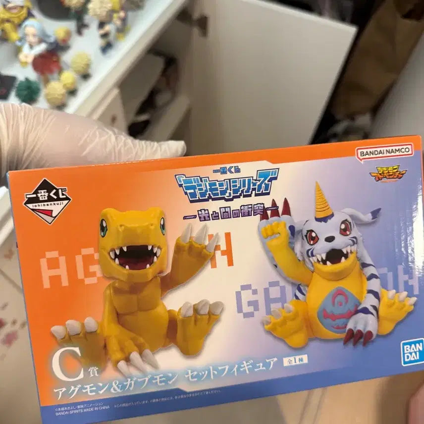 [BUNJANG] Ichiban Kuji Agumon & Gabumon C Prize Figure Set / 제일복권 아구몬 파피몬 c상 이치방쿠지