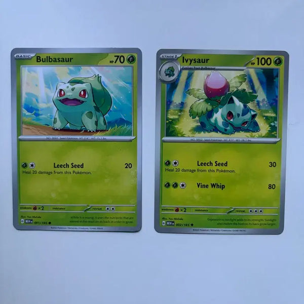 [BUNJANG] Pokemon International Version Bulbasaur & Ivysaur Cards / 포켓몬스터 북미판 이상해씨, 이상해풀