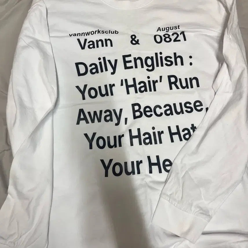 [BUNJANG] Daily Long Sleeve T-Shirt / Daily 0821 롱슬리브