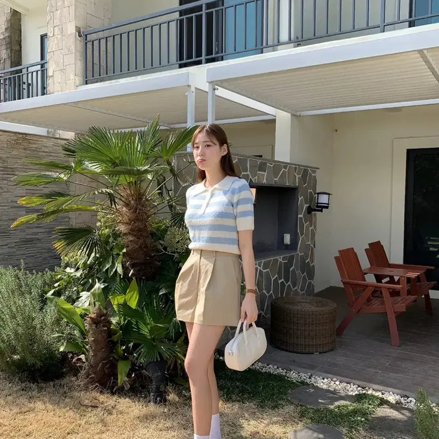 [BUNJANG] Wolog Harpa Short Pants Beige Medium / 원로그 하퍼 숏팬츠 반바지