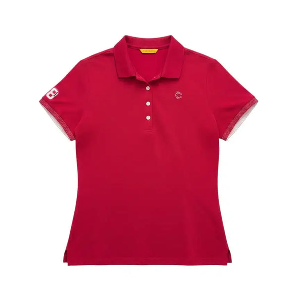 [BUNJANG] Louis Castel Women's Short Sleeve Golf Polo Shirt / 여성100/ 루이까스텔 골프 카라넥 반팔티