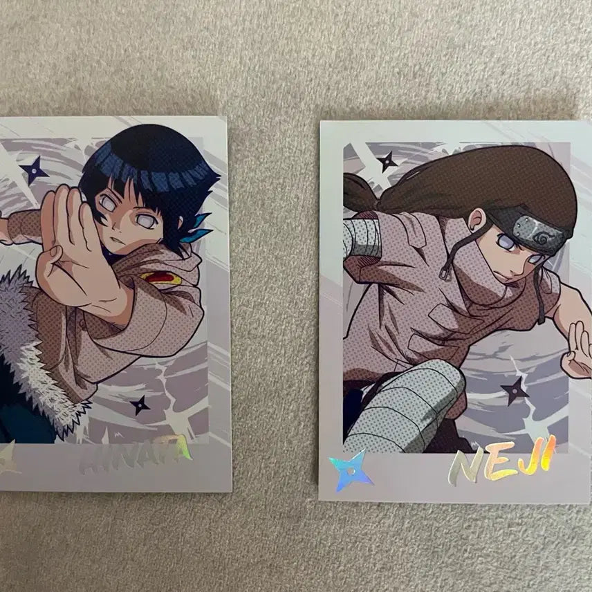 [BUNJANG] Naruto Hinata, Neji Character Card Set / 나루토 히나타, 네지 카드