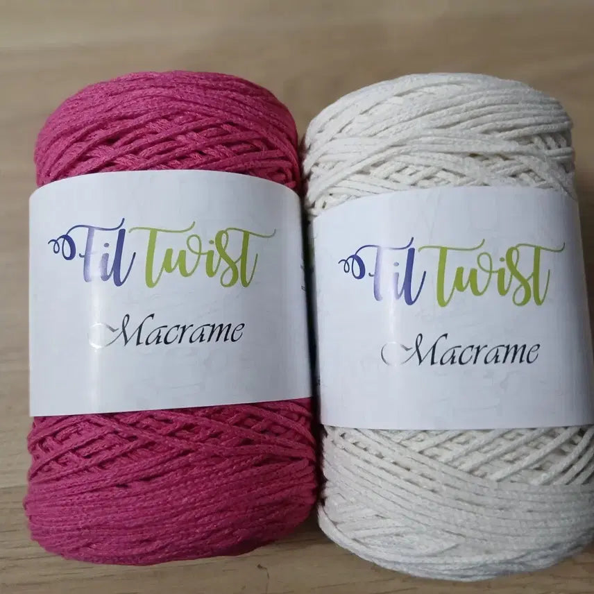 [BUNJANG] Sevy Feel Twist Macrame Knitting Yarn (Bundle Set) - Unsealed, Free Shipping / 쎄비 필트위스트 마크라메 뜨개실 미개봉 무료배송 코바늘