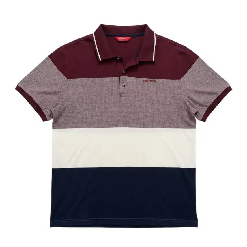[BUNJANG] Phantom Golf Men's Colorblock Short Sleeve Polo Shirt / 남성100/ 팬텀 골프 배색 반팔 카라넥티