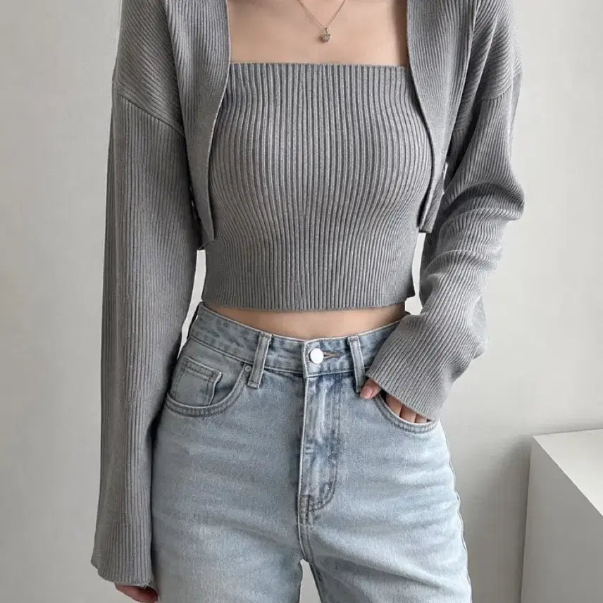 [BUNJANG] LEMUI Knit Bolero / LEMUI 니트 볼레로