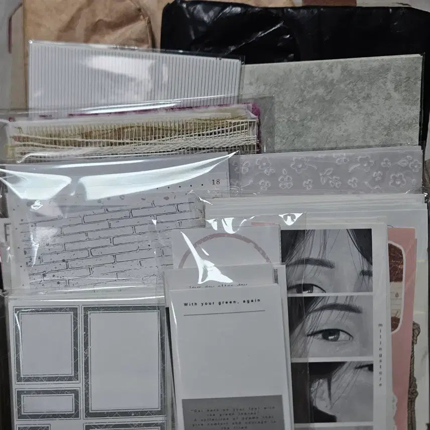 [BUNJANG] Vintage Aesthetic Ddakji Bundle Set / 빈티지 감성 다꾸 일괄 처분(택포)