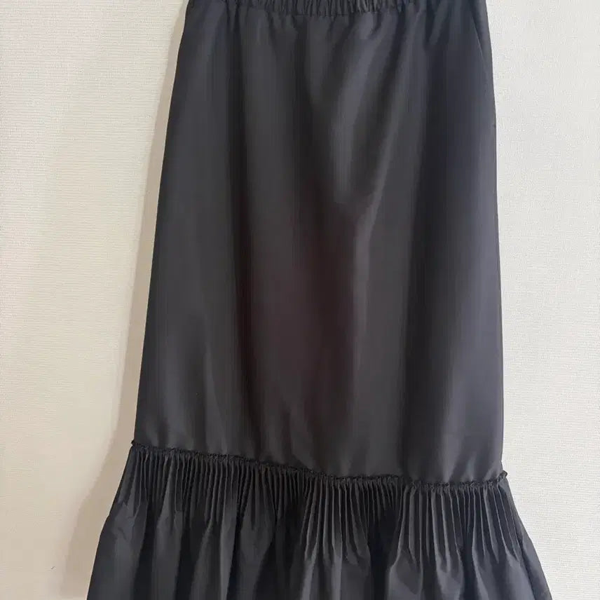 [BUNJANG] Time Long Skirt Black / 타임 롱스커트
