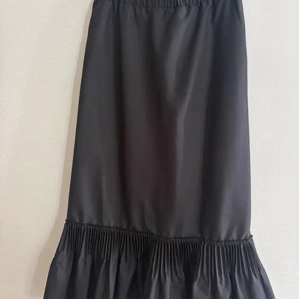 [BUNJANG] Time Long Skirt Black / 타임 롱스커트