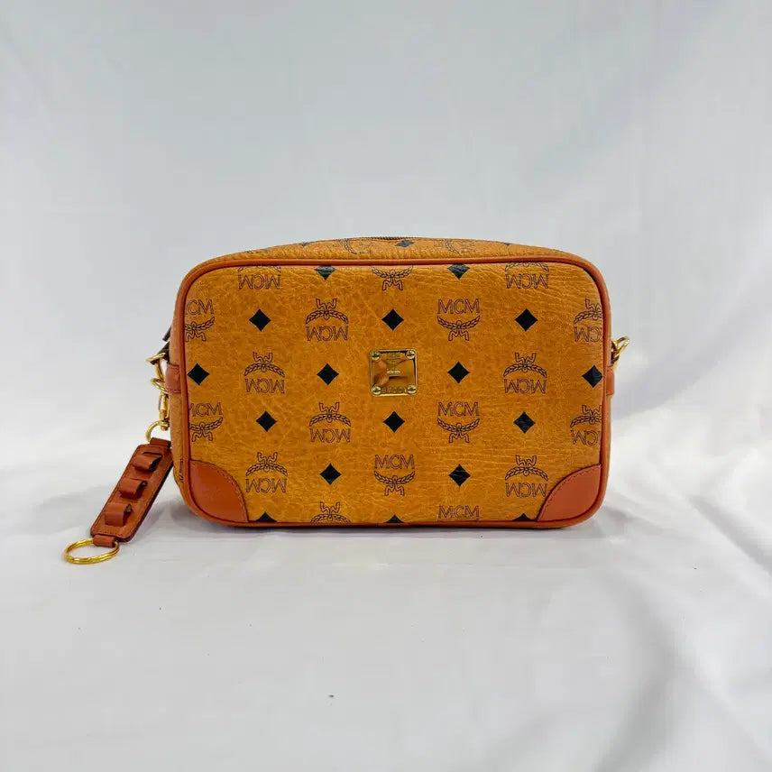 [BUNJANG] MCM Visetos Second Bag Clutch Crossbody Bag / MCM 비세토스 세컨드백 클러치 크로스백
