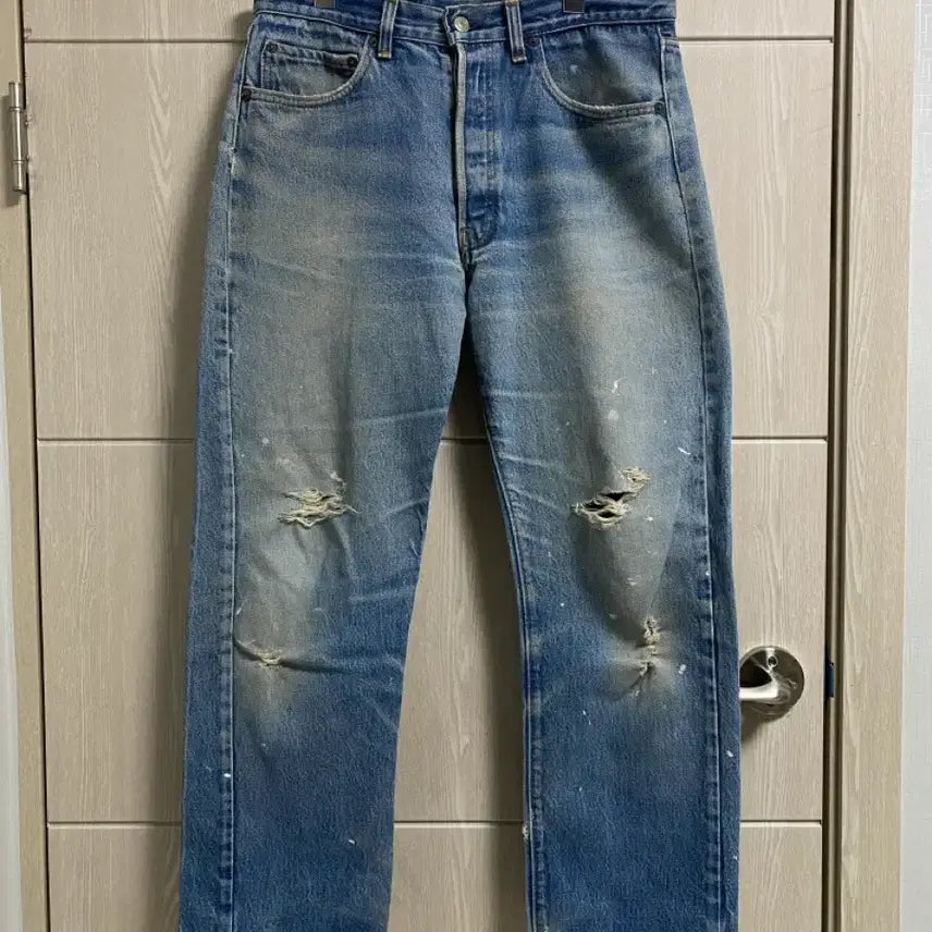 [BUNJANG] Levi's 501 80s Distressed Jeans / 80s 501 Distressed Jean