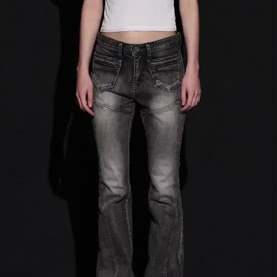 [BUNJANG] Bohemian Seoul Denim Jeans (Boots Cut, Distressed) / 보헤미안서울 데님 다량 처분