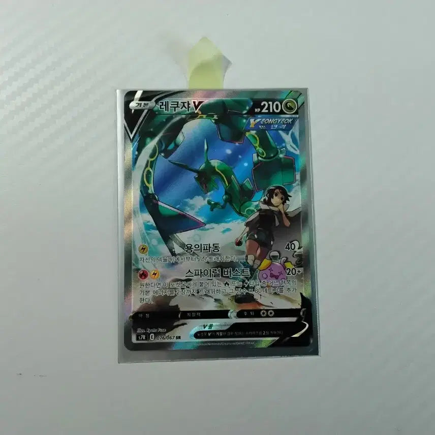 [BUNJANG] Rayquaza V Special Illustration Rare / 레쿠자 v 특일 급처