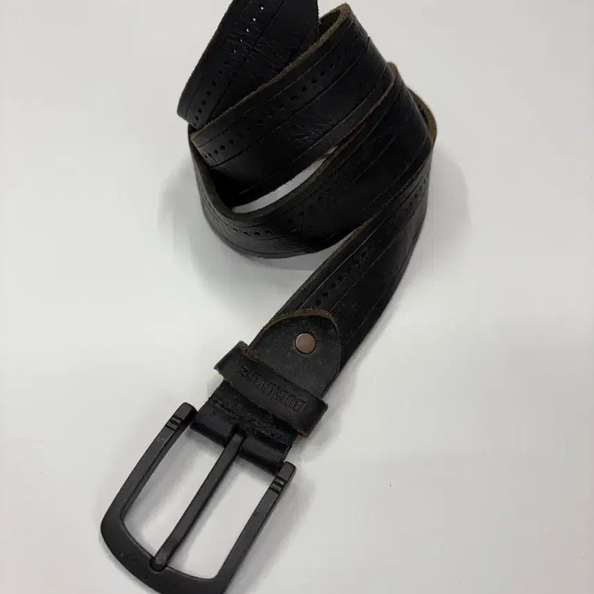 [BUNJANG] BUCKAROO Vintage Western Black Leather Belt / BUCKAROO 버커루 빈티지 웨스턴 블랙 레더 벨트