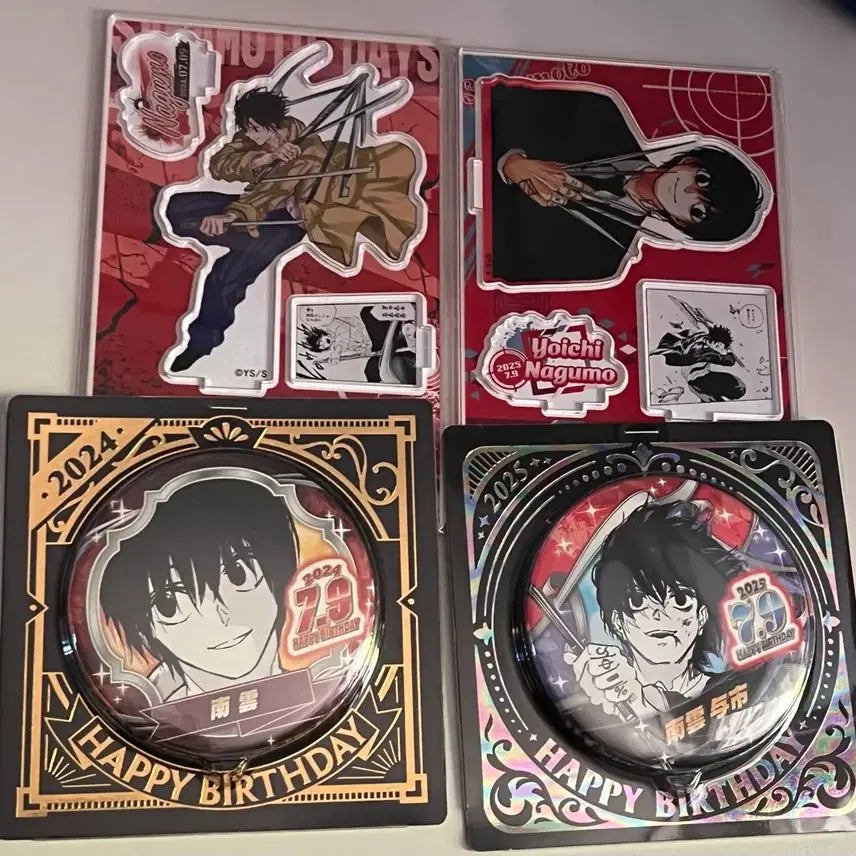 [BUNJANG] Sakamoto Days Nagumo Diorama Badge Bundle Set (Sealed) / 사카모토 데이즈 나구모 디오라마 뱃지 미개봉 일괄