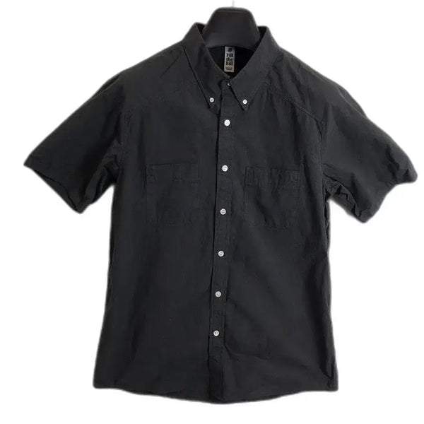 [BUNJANG] Fill the Bill Japan Half Shirt - Charcoal Grey (Size M) / Fill the Bill JPN 하프셔츠 [M]
