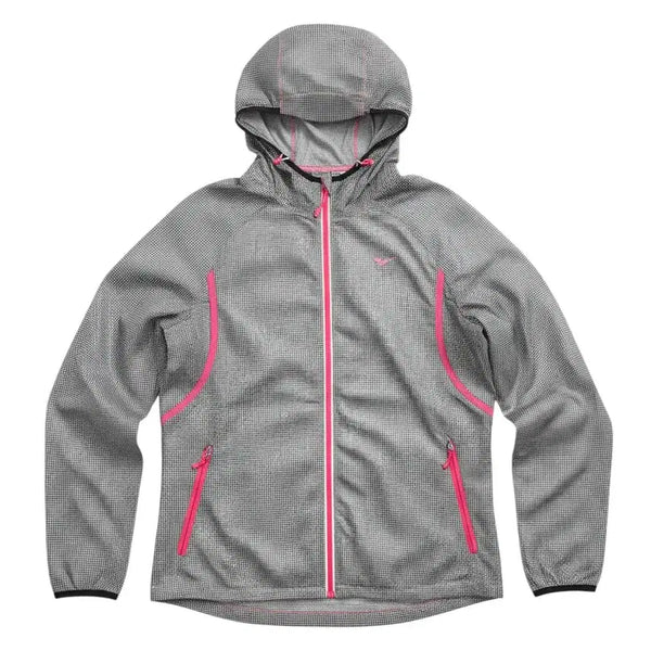 [BUNJANG] Mizuno Japan Imported Genuine Full Check Unlined Windbreaker Jumper - Women's L / 여성L/ 미즈노 JAPAN 수입 정품 잔체크 홑겹 바람막이 점퍼