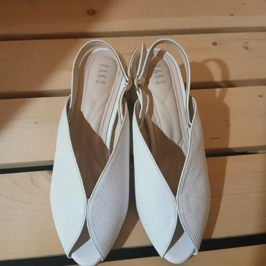 [BUNJANG] Daks Open-Toe Slingback 2-Way Sandals (225) / (1회착용)닥스 토오픈 슬링백 2way 샌들 225