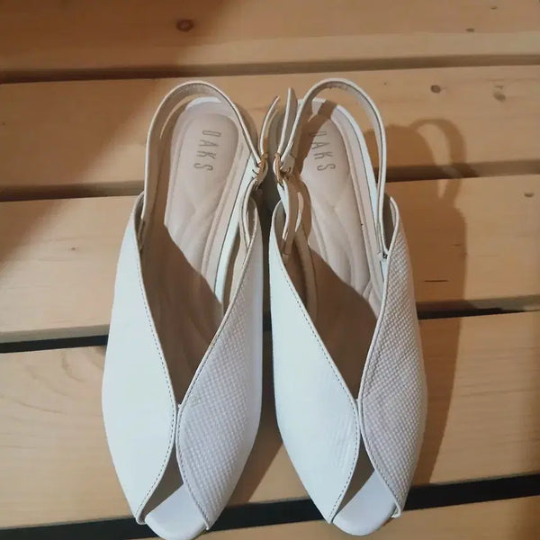 [BUNJANG] Daks Open-Toe Slingback 2-Way Sandals (225) / (1회착용)닥스 토오픈 슬링백 2way 샌들 225