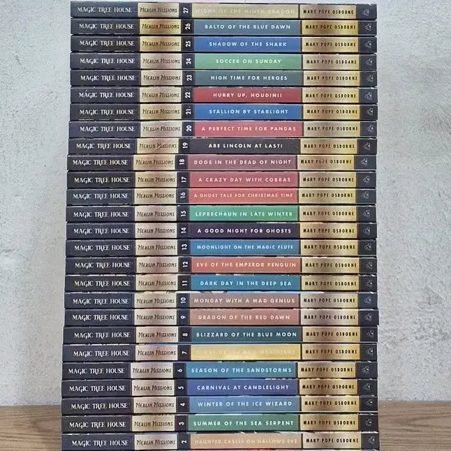 [BUNJANG] Magic Tree House Merlin Missions Complete Set (Books 1-27) / 매직 트리 하우스 멀린 미션 전집
