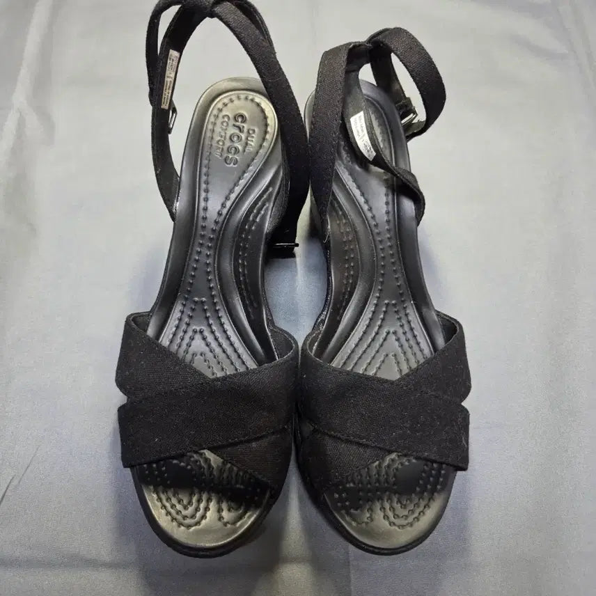 [BUNJANG] Crocs Ray Wedge Sandal / 네고가능)크록스 레이웨지 샌들