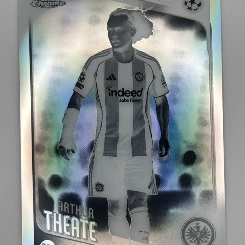 [BUNJANG] 2025-26 Topps Chrome UEFA Club Competitions Arthur Theate Trading Card #119 / 2025-26 Topps Chrome UCC #119